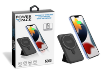Load image into Gallery viewer, Magnetic Wireless Power Bank with Kickstand
