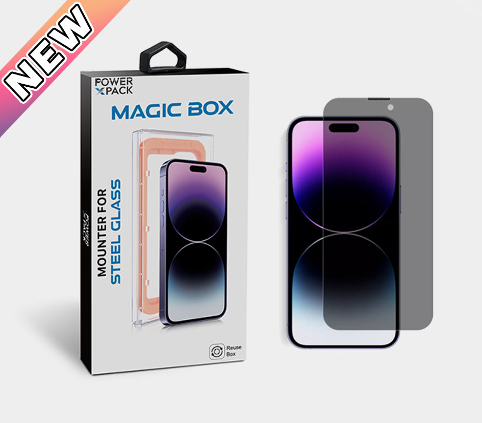 Magic Box & STEEL GLASS Privacy Screen Protector